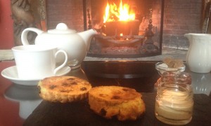 Scones at Ardanaiseig Hotel