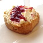 A scone at Fonab Castle, Pitlochry