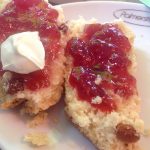 A scone at Palmerston's Coffee Shop