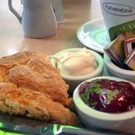 A scone at Palmerston's Coffe Shop, Dunkeld