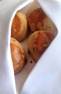 A scone at the Bingham Hotel, Richmond