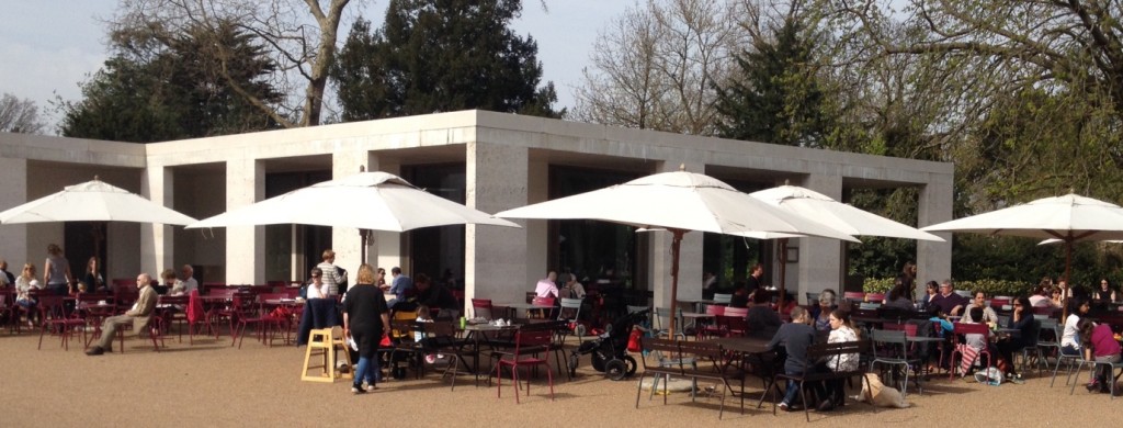 The café area at Chiswick House, London