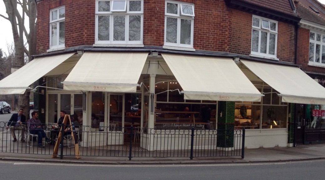 External view of Gails Artisan Bakery in Barnes, London