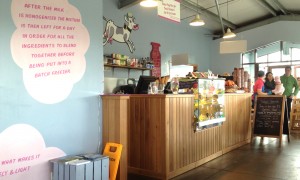 Internal view of the Milk Barn, Falkirk