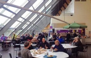 Internal view at the Falkirk Wheel Café