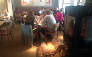 Internal view at the Jamjar Café, Bridge of Allan