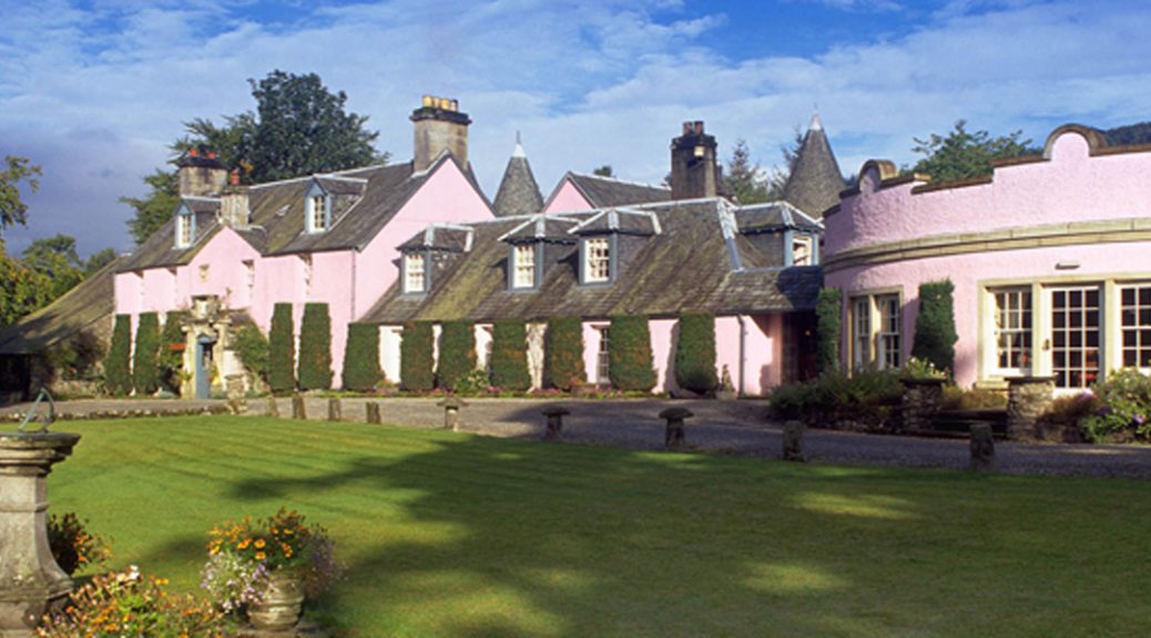 External view at the Roman Camp Hotel in Callander