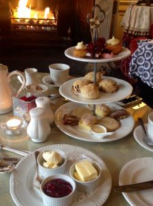 Afternoon tea at the Roman Camp Hotel in Callander