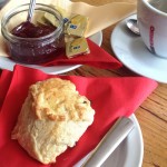 A scone at the Orchard Hotel, Falkirk