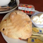 A scone at Kinloch hotel, Blackwaterfoot