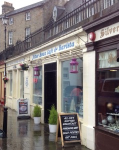 External view of the Jitter Bean cafe, South Queensferry