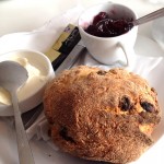 A scone at the Jitter Bean café