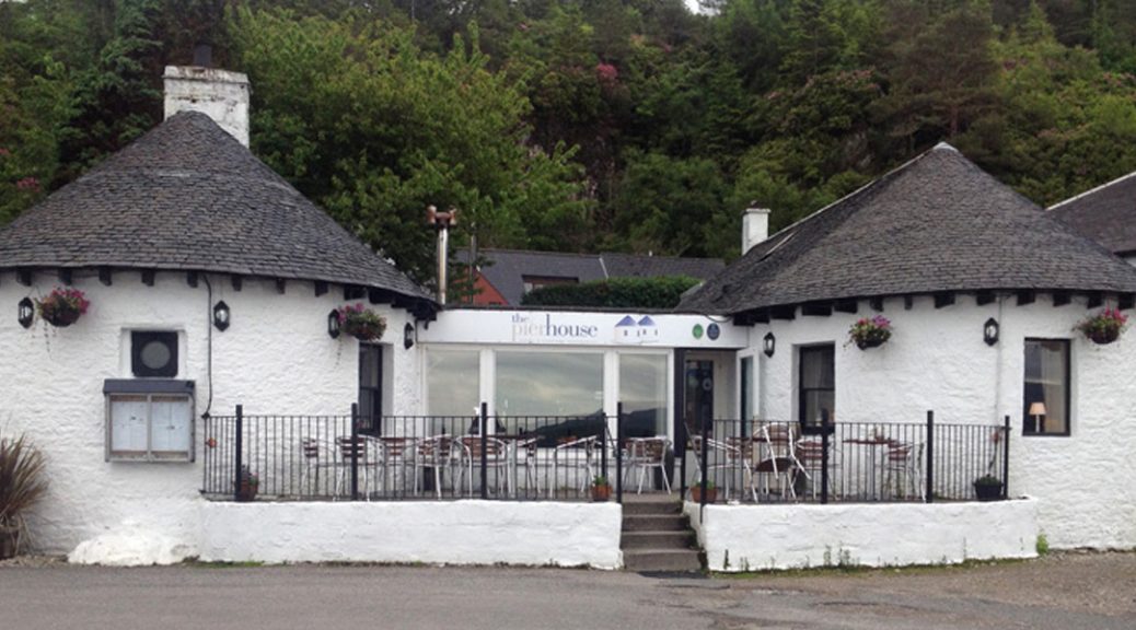 External view of the Pierhouse Hotel, Appin
