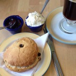 A scone at the Crystal Cave, Burntisland