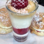 A pot of cranachan at Cranachan, Princes Square, Glasgow