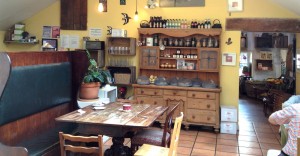 Internal view at the Biscuit Café in Culross