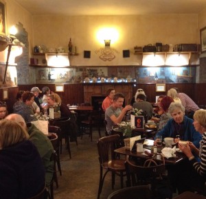 Interior view at Deacon's House Café, Edinburgh