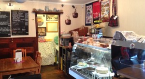 Internal view of Arrochar Tearoom