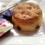 Pat's plain scone at Arrochar Tearoom