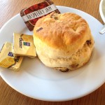 A scone at the Museum of Religious Life in Glasgow