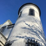 View of a turret at the Barony Castle Hotel, Eddleston