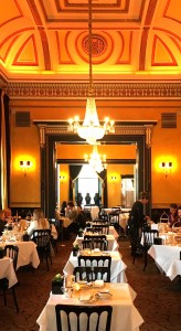 Internal view of the Georgian Tearoom