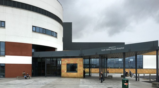 Exterior view of Forth Valey Royal Hospital