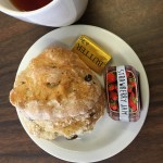 A scone at the Restaurant in Forth valley Royal Hospital