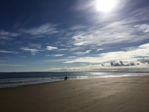 the beach at Dornoch