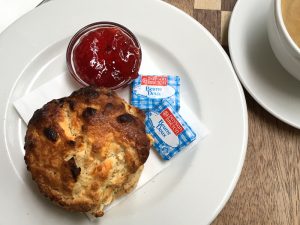 Picture of a scone at Café Gandolfi