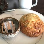 Picture of a scone at LWS cafe