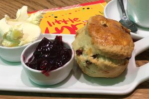 Picture of a scone at the Lyric theatre Hammersmith