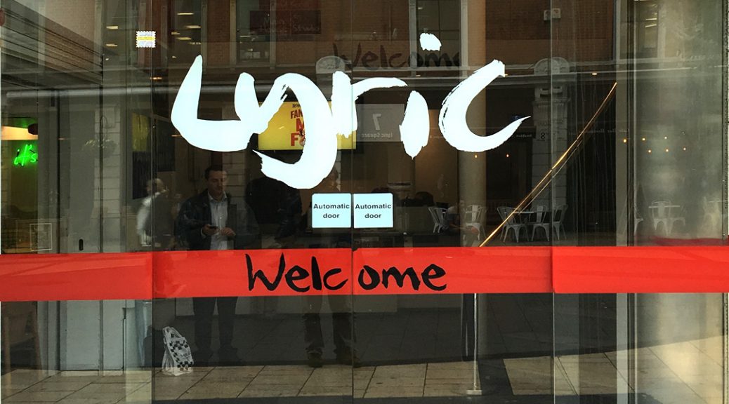 Picture of the entrance to the Lyric theatre Hammersmith