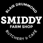 Logo for the Blair Drummond Smiddy Farm Shop, Butchery and Café