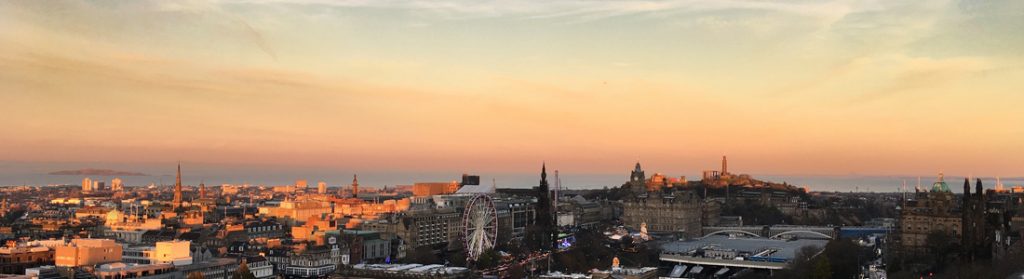 Looking east from Edinburgh Castle