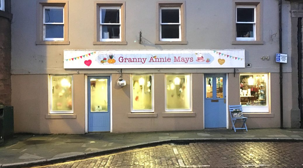 Picture of exterior at night at Granny Annie Mays, Kirriemuir