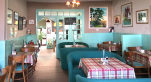 Internal view of the Solway Tide tearoom in Kirkcudbright