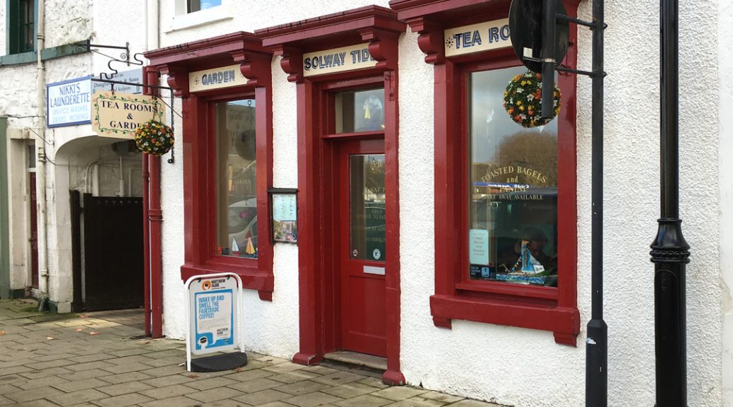 External view of the Solway Tide tearoom in Kirkcudbright