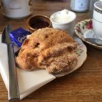 Scones at the Woodhouse Café, Kippen