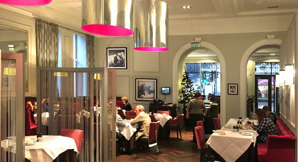 Interior view of Marco Pierre White Steakhouse, Glasgow