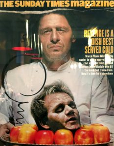 Poster of Marco and Gordon Ramsay at Marco Pierre White Steakhouse, Glasgow