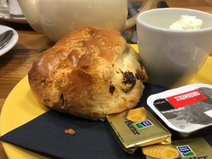 Picture of a scone at Cobbs, Aviemore