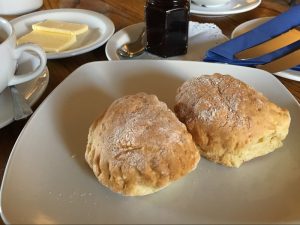 A scone at the Royal Hotel, Comrie