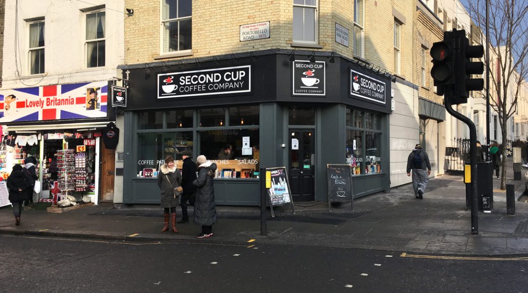 Photo of exterior of Second Cup, Portobello Road, London