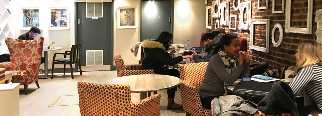 Photo of interior of Second Cup, Portobello Road, London