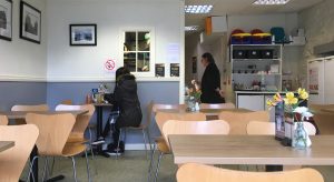 Interior view of The Coffee Club in Bathgate