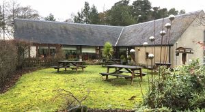 Exterior view of the Cupcake Café Bar near Torphichen