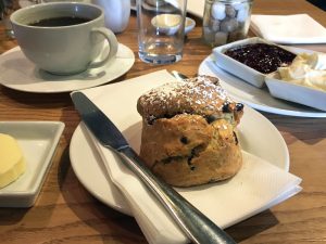 A scone at the Wee Lochan