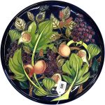 Moorcroft plate at Great Western Auctions, Glasgow