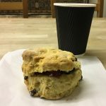 A scone at Great Western Auctions, Glasgow